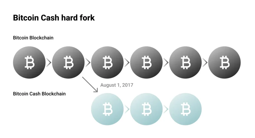 Bitcoin Cash hard fork on August 1, 2027