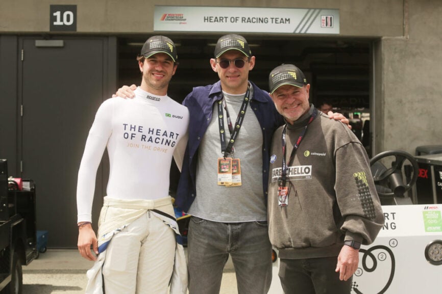 Coinspaid | Another podium for Dudu Barrichello. This time at Laguna Seca, proudly supported by Coinspaid.
