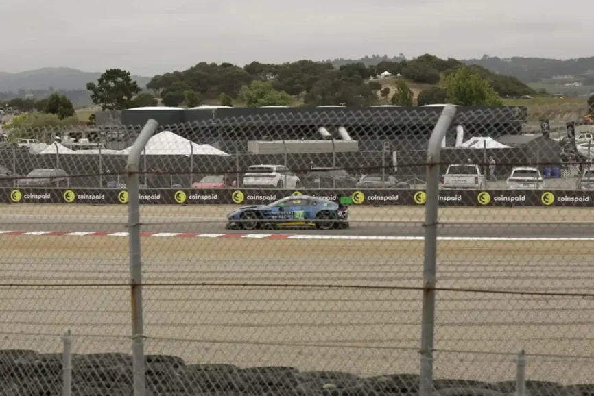 Coinspaid | Another podium for Dudu Barrichello. This time at Laguna Seca, proudly supported by Coinspaid.